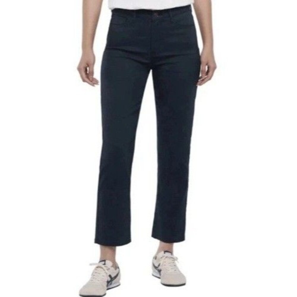 Express Womens Jeans Size 8 High Rise Straight Ankle Navy Blue Jeans Item 193671